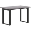 image:imageFlash Furniture Redmond Conference Table with UFrame Base Commercial Water and Scratch Resistant Laminate Finish PVC Edge Heavy Duty Steel Frame 48x30 WalnutGray Oak