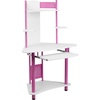 image:imageFlash Furniture Walker Blue Corner Computer Desk with HutchPink and White