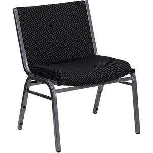 image:imageFlash Furniture Hercules Series Big amp Tall 1000 lb Rated Black Vinyl Stack Chair with Ganging BracketBlack