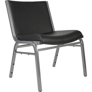 image:imageFlash Furniture Hercules Series Big amp Tall 1000 lb Rated Black Vinyl Stack Chair with Ganging BracketBlack Vinyl