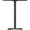 image:imageFlash Furniture 30 Round Mahogany Laminate Table Top with 22 x 22 Bar Height Table BaseBlack