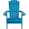 image:imageFlash Furniture Charlestown Folding Adirondack Chair  Black  Poly Resin  IndoorOutdoor  Weather Resistant  Set of 2Blue