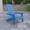 image:imageFlash Furniture Charlestown Folding Adirondack Chair  Black  Poly Resin  IndoorOutdoor  Weather Resistant  Set of 2Blue