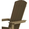 image:imageFlash Furniture Charlestown Folding Adirondack Chair  Black  Poly Resin  IndoorOutdoor  Weather Resistant  Set of 2Mahogany