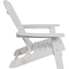 image:imageFlash Furniture Charlestown Folding Adirondack Chair  Black  Poly Resin  IndoorOutdoor  Weather Resistant  Set of 2White