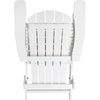 image:imageFlash Furniture Charlestown Folding Adirondack Chair  Black  Poly Resin  IndoorOutdoor  Weather Resistant  Set of 2White