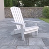 image:imageFlash Furniture Charlestown Folding Adirondack Chair  Black  Poly Resin  IndoorOutdoor  Weather Resistant  Set of 2White