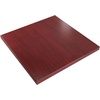 image:imageFlash Furniture Glenbrook 30 Square HighGloss Mahogany Resin Table Top with 2 Thick DropLip
