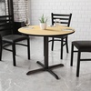 image:imageFlash Furniture Graniss 36 Round Natural Laminate Table Top with 30 x 30 Table Height BaseNatural