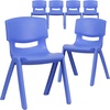 image:imageFlash Furniture Blue Plastic Stackable School Chair with 1325 Seat Height Pack of 6
