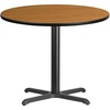 image:imageFlash Furniture Graniss 36 Round Natural Laminate Table Top with 30 x 30 Table Height BaseNatural