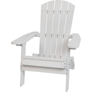 image:imageFlash Furniture Charlestown Folding Adirondack Chair  Black  Poly Resin  IndoorOutdoor  Weather Resistant  Set of 2White