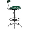 image:imageFlash Furniture Bradley Vibrant Bright Blue and Chrome Drafting Stool with Tractor SeatGreen
