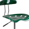 image:imageFlash Furniture Bradley Vibrant Bright Blue and Chrome Drafting Stool with Tractor SeatGreen