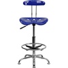 image:imageFlash Furniture Bradley Vibrant Bright Blue and Chrome Drafting Stool with Tractor SeatNautical Blue
