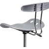image:imageFlash Furniture Bradley Vibrant Bright Blue and Chrome Drafting Stool with Tractor SeatSilver