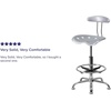 image:imageFlash Furniture Bradley Vibrant Bright Blue and Chrome Drafting Stool with Tractor SeatSilver