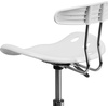 image:imageFlash Furniture Bradley Vibrant Bright Blue and Chrome Drafting Stool with Tractor SeatWhite