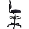 image:imageFlash Furniture Fabric Adjustable Drafting Chair Black  Fabric UpholsteryBlack