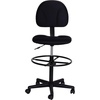 image:imageFlash Furniture Fabric Adjustable Drafting Chair Black  Fabric UpholsteryBlack