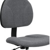 image:imageFlash Furniture Fabric Adjustable Drafting Chair Gray  Adjustable Foot Ring Adjustable Height Fabric Upholstery