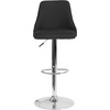 image:imageFlash Furniture Trieste Contemporary Adjustable Height Barstool in Black FabricBlack Fabric
