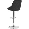 image:imageFlash Furniture Trieste Contemporary Adjustable Height Barstool in Black FabricBlack Fabric