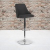 image:imageFlash Furniture Trieste Contemporary Adjustable Height Barstool in Black FabricBlack Fabric