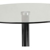 image:imageFlash Furniture 235 in Glass Round Table  Chrome Base