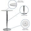 image:imageFlash Furniture 235 in Glass Round Table  Chrome Base