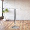 image:imageFlash Furniture 235 in Glass Round Table  Chrome Base