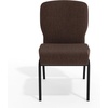 image:imageFlash Furniture Advantage Signature Elite Tan Speckle Church Chair  20 in Wide  Durable Construction Commercial UseJava FabricBlack Frame