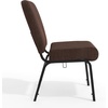 image:imageFlash Furniture Advantage Signature Elite Tan Speckle Church Chair  20 in Wide  Durable Construction Commercial UseJava FabricBlack Frame