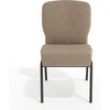 image:imageFlash Furniture Advantage Signature Elite Tan Speckle Church Chair  20 in Wide  Durable Construction Commercial UseTan Speckle FabricBlack Frame
