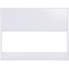 image:imageFlash Furniture Desktop Bookshelf with Multiple Cubbies Black  Assorted Cubby Sizes Stabilizing Cross BarWhite