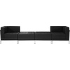 image:imageFlash Furniture HERCULES Imagination Series Black LeatherSoft 4 Piece Chair amp Ottoman SetBlack