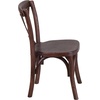 image:imageFlash Furniture HERCULES Series Kids Mahogany Cross Back Chair  Hand Stained Finish Durable Construction Commercial Use1 Pack