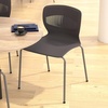 image:imageFlash Furniture HERCULES Series Set of 5 Commercial Stack Chair  Roomy Wide 770 lb Capacity  Lumbar Support  Durable Plastic  Silver Steel Frame  Gray