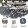 image:imageFlash Furniture Hercules Series Plastic Folding Chair  White  6 Pack 650LB Weight Capacity amp Elon 6Foot BiFold Granite White Plastic Banquet and Event Folding TableWhite