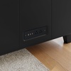 image:imageFlash Furniture LeatherSoft Reception Loveseat with Charging Station Black  USBC Port AC Outlets USB PortsBlack