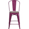 image:imageFlash Furniture Rally White LeatherSoft Saddle Wing OttomanBlack Fabric