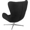 image:imageFlash Furniture Rally White LeatherSoft Saddle Wing OttomanBlack Fabric