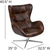 image:imageFlash Furniture Rally White LeatherSoft Saddle Wing OttomanBomber Jacket Leathersoft