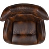 image:imageFlash Furniture Rally White LeatherSoft Saddle Wing OttomanBomber Jacket Leathersoft
