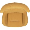 image:imageFlash Furniture Rally White LeatherSoft Saddle Wing OttomanCitron Fabric