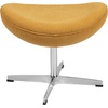 image:imageFlash Furniture Rally White LeatherSoft Saddle Wing OttomanCitron Fabric