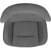 image:imageFlash Furniture Rally White LeatherSoft Saddle Wing OttomanGray Fabric
