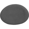 image:imageFlash Furniture Rally White LeatherSoft Saddle Wing OttomanGray Fabric