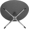 image:imageFlash Furniture Rally White LeatherSoft Saddle Wing OttomanGray Fabric