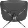 image:imageFlash Furniture Rally White LeatherSoft Saddle Wing OttomanGray Leathersoft